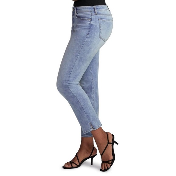 NYDJ Slim Straight Ankle Jeans Curves 360 Biscayne Light Wash Plus Size 28 NWT - Picture 12 of 12